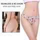 thumbnail image 4 of Tanga de cintura media para mujer, ropa interior sexy de una pieza, transpirable, con estampado sin dejar rastro, 6 unidades, 4 of 5