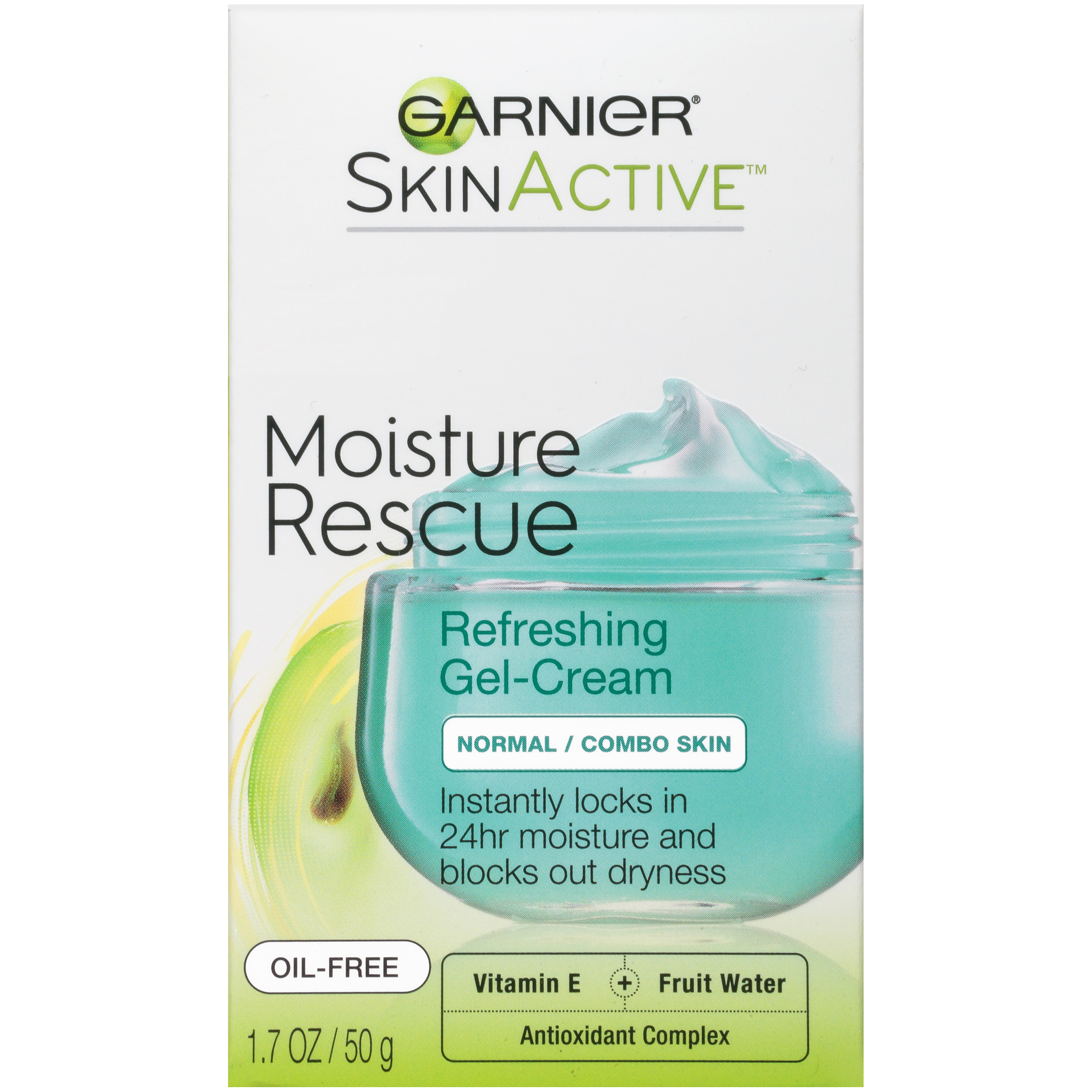 Garnier SkinActive Moisture Rescue Refreshing Gel Cream Normal and Combo Skin, 1.7 oz - image 2 of 8