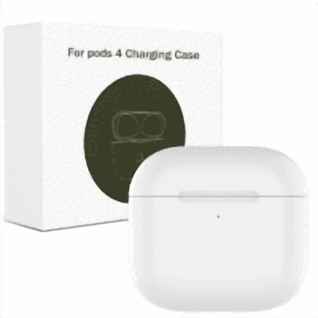 Charging Case Replacement Compatible for AirPods 4th Generation, Air Pod 4 Charger Case with B-luetooth Pairing Sync Button Without Earbuds(USB-C)