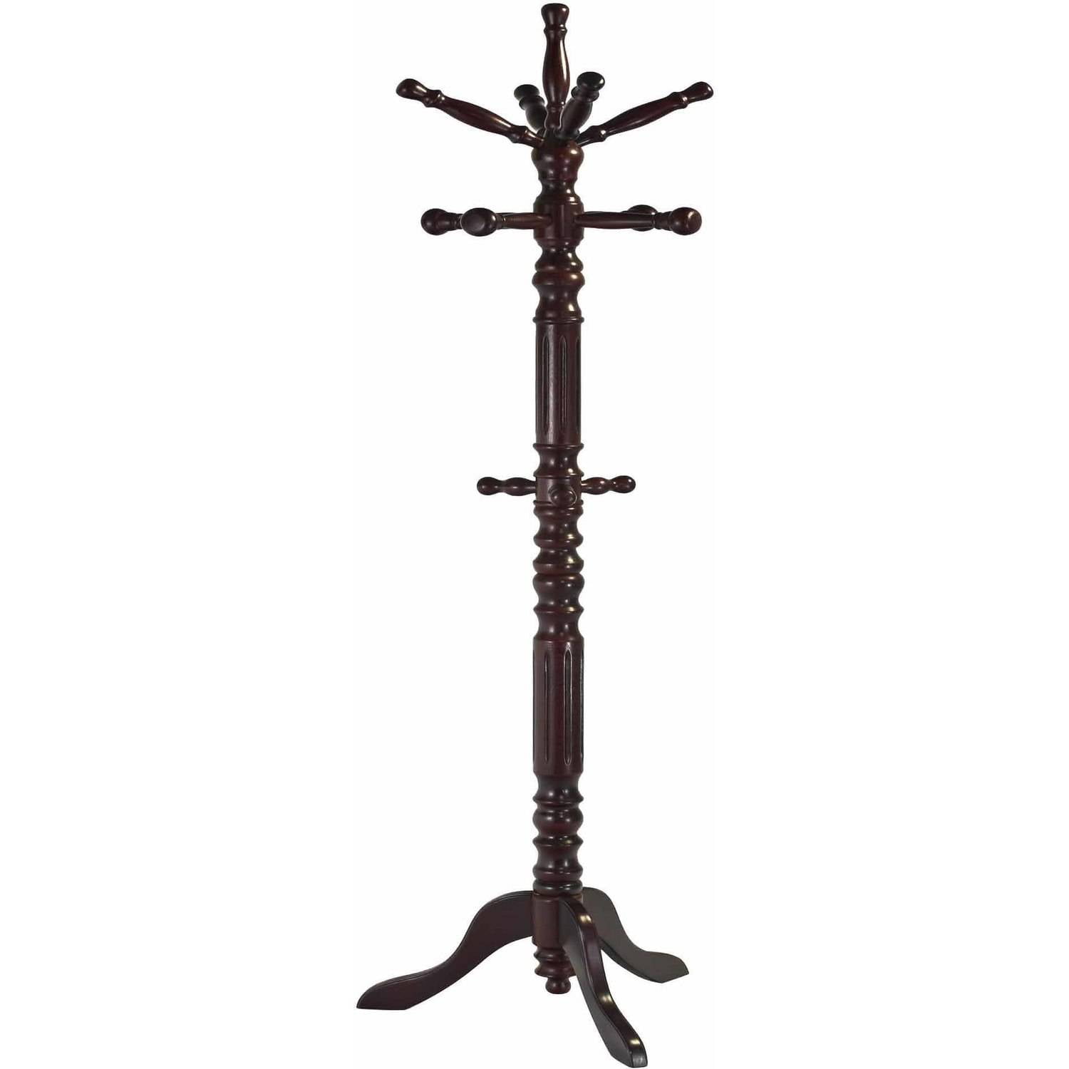 Home Craft Traditional Coat Rack With Spinning Top, Multiple Colors ...