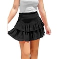 thumbnail image 2 of Blotona Pleated Skirts for Women High Waist Tennis Skorts Ruffle Flowy Summer Skater Skirt Workout Mini Skirt, 2 of 10