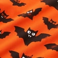 thumbnail image 4 of HILEELANG Toddler Boy Orange Sweatshirts Halloween Bat Printed Crewneck Long Sleeve Pullover Cotton Top Sweater Shirts 2T, 4 of 5