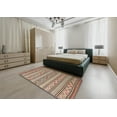 thumbnail image 5 of Ahgly Company Machine Washable Indoor Rectangle Contemporary Sienna Brown Area Rugs, 5' x 7', 5 of 7