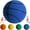 Blue, variant on MODANU Silent Basketball, 9.45" Quiet Basketball Indoor, Foam Indoor Dribbling Training Ball, Uncoated High-Density, Blue