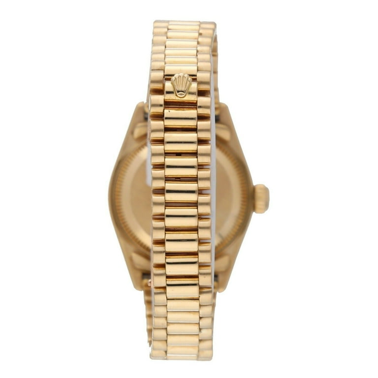 Rolex Datejust 69178 Ladies Watch 18k Yellow Gold Diamonds Pink MOP Automatic Walmart