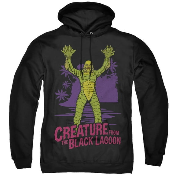 Universal Monsters From Forbidden Depths Adult Pullover Hoodie Sweatshirt Black
