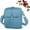 (Blue), variant on Flushormal Crossbody Leather Bag for Women, 2026 Vintage Large Capacity Anti Theft Messenger Bag Built in Purse(Black)
