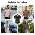 thumbnail image 5 of Kuqiui Mens Golf Polo Shirt Dry Fit Performance Sport Short Sleeve Golf Polo Shirts for Men-Space Rocket, 5 of 7