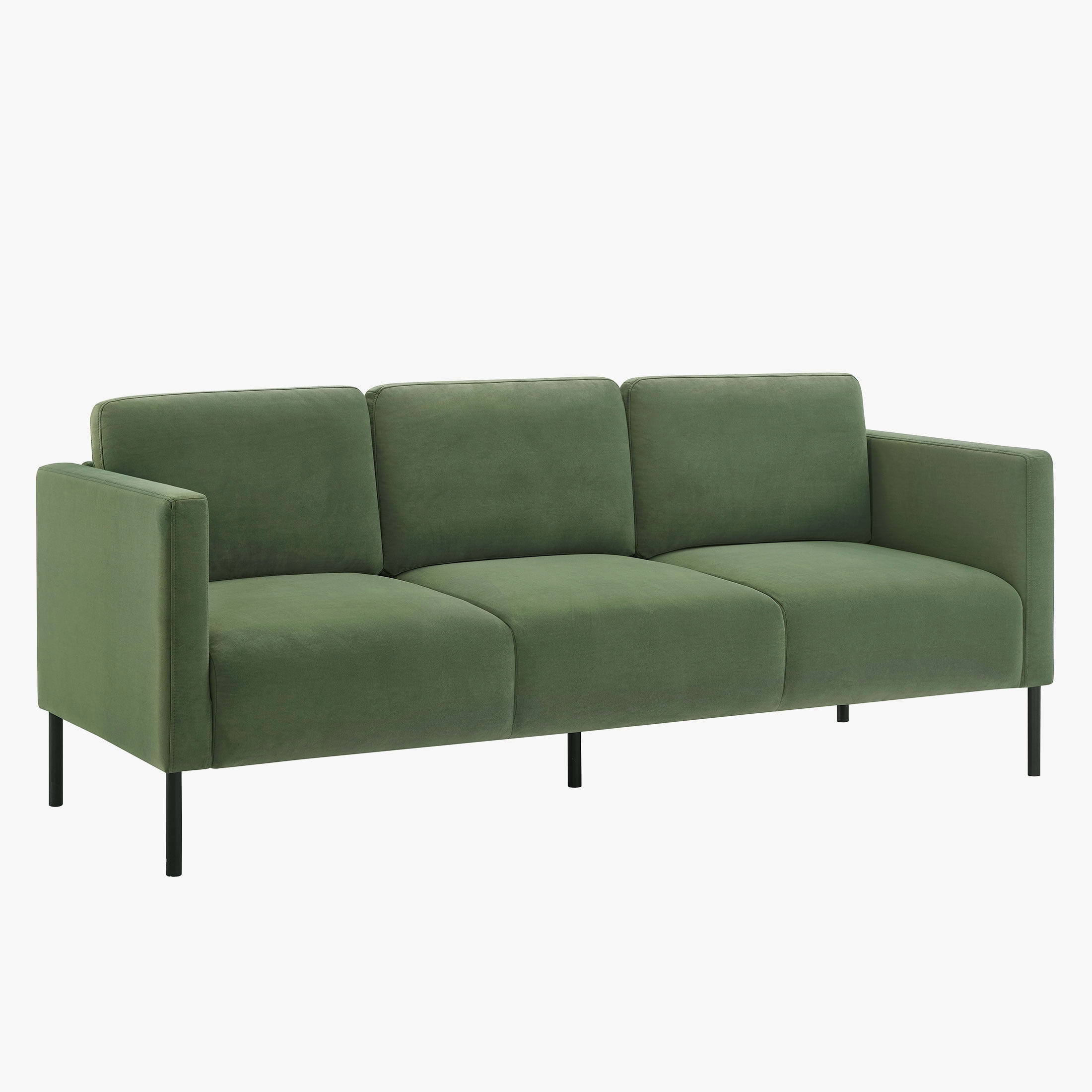 Better Homes & Gardens Wyatt Velvet Sofa, Sea Turtle