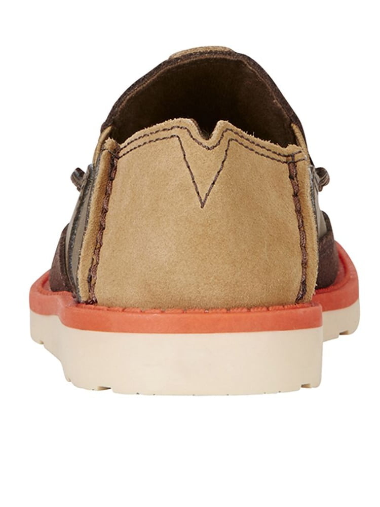 Ariat® Children/'s Cruiser Chocolate Grey Leather Shoes 10019952
