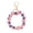 A, variant on Independence Day Small Fresh Colorful Full Screen Star Bracelet Keychain Pendant