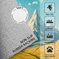 thumbnail image 2 of 3x5 Rug, Mountain Door Mat Washable Non Slip Soft for Entryway, Nature Landscape Rug, Nature Scenery Carpet, Mountain Home Decor & Gifts, 2 of 7