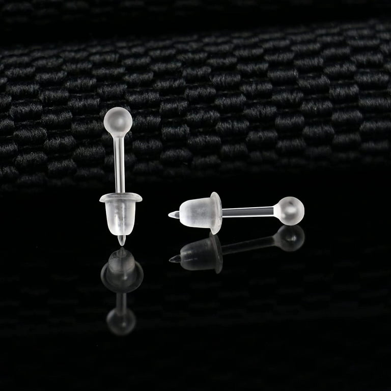  MODRSA Clear Earrings Plastic Earrings for Sports