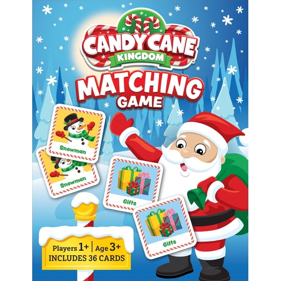 MasterPieces Holiday - Candy Cane Kingdom Matching Game for Kids and Families