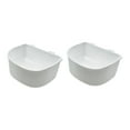 thumbnail image 2 of 2 Pieces Pet Hanging Food Bowls Dog Crate Feeder Cage Accessory Easy Clean PP Material for Puppy and Kitten, 2 of 9