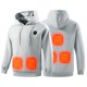 thumbnail image 2 of WILLBEST Sudadera con Capucha Calefactable para Hombre con Tecnología De 5 Luces Led, Cómoda Sudadera Forrada para Uso En Interiores y Exteriores En Invierno Mediana​​, 2 of 8