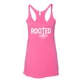 thumbnail image 2 of Wild Bobby Rooted in Christ Inspirational/Christian Women Tri-Blend Racerback Tank Top, Vintage Pink, Medium, 2 of 5