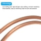 thumbnail image 3 of Tubo de Cobre Uxcell 7/8'' OD x 3Ft Tubería Flexible de Refrigeración Metal Hueco Suave Aire Acondicionado Refrigerador, 3/16" OD x 3Ft x 1/64" T, 3 of 5