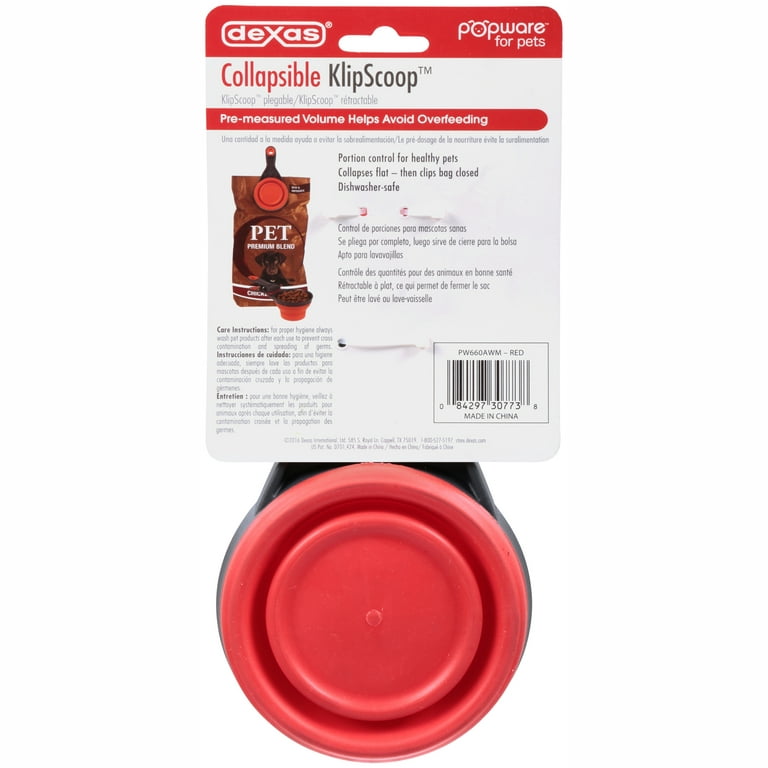 Dexas 2-Cup Collapsible Measuring Cup, Red