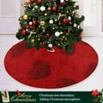 thumbnail image 6 of Coolnut Love Heart Christmas Tree Skirt 36", Valentine's Day Tree Skirt Double Layers Polyester Easter Tree Skirt for Valentine's Day Holiday Party Decoration, 6 of 6