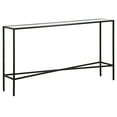 thumbnail image 3 of Evelyn&Zoe Henley 55" Wide Rectangular Console Table with Metal Top, Blackened Bronze, 3 of 8