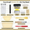 thumbnail image 2 of TeeMars Sourdough Bread Starter Kit, 34oz Sourdough Starter Jar, 2 Bread Proofing Baskets, Thermometer, Feeding Time Tracker, Metal Scraper, Easy to Clean, Complete Sourdough Bread Baking Supplies, 2 of 8