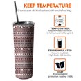 thumbnail image 6 of 20oz Red and White Christmas Folk Pattern Skinny Tumblers Stainless Steel Tumbler with Lid and Straw,Vacuum Insulated Double Wall Travel Tumbler Cups with Cleaning Brush for Coffee,Tea, 6 of 6