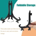 thumbnail image 2 of 5 Pack 7 Inch Acrylic Easel Stand, Display Stand, Plate Stands for Display, Photo Holder Picture Frame Book Stand -Black Color, 2 of 7
