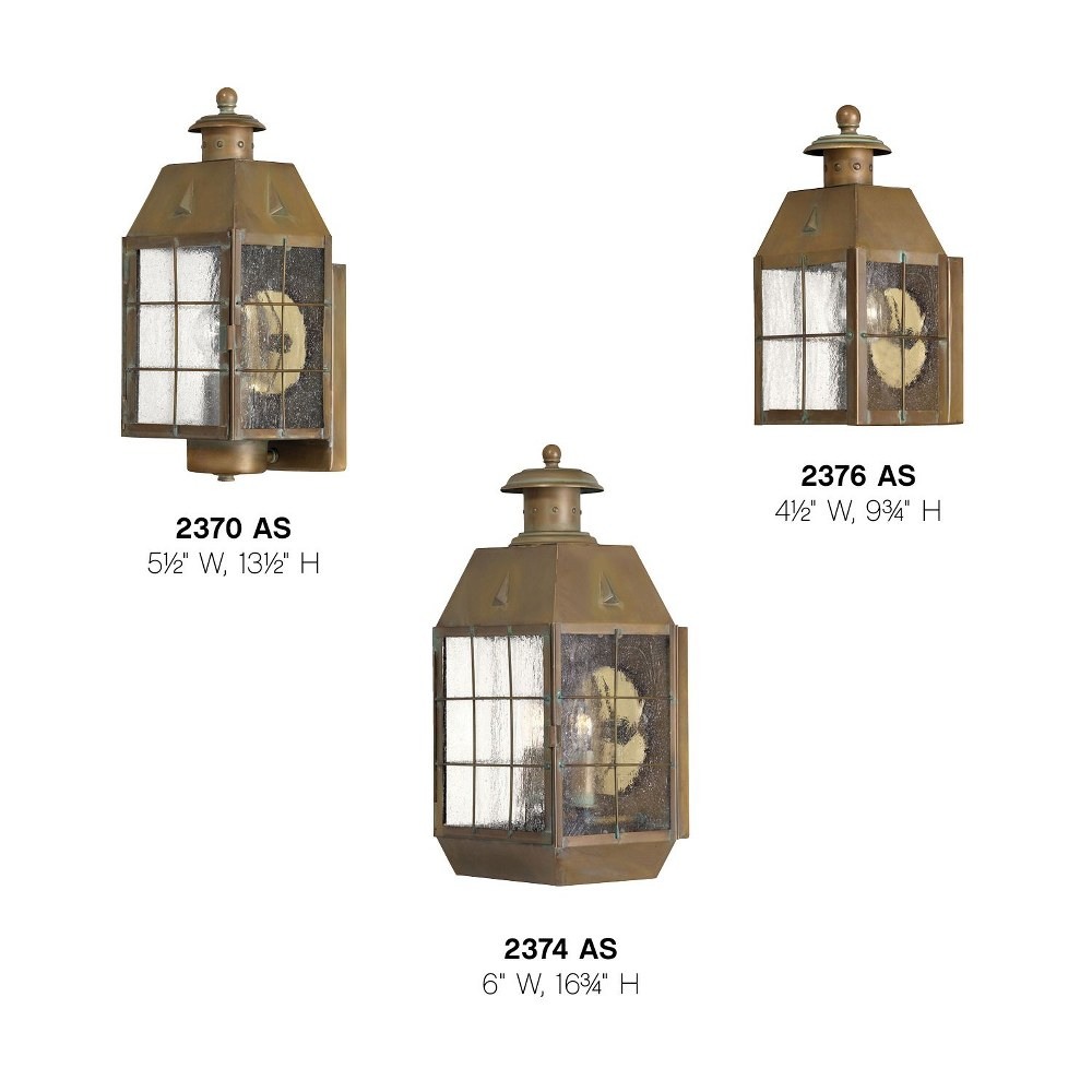Hinkley Lighting - Nantucket - Brass Outdoor Lantern Fixture in - image 4 of 4