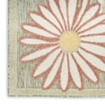 thumbnail image 7 of Nourison Home Aloha 2'8" x 4' Sage Rose Outdoor Rug, 7 of 7