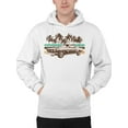 thumbnail image 2 of Vintage Car Palm Tree Sunset Art Men's Hoodie, 2 of 3