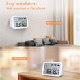 thumbnail image 4 of Zigbee Wireless Thermometer Hygrometer Smart Humidity Temperature Sensor with Luminous Intensity Measurement App Notification LCD Display for Home Office, 4 of 8