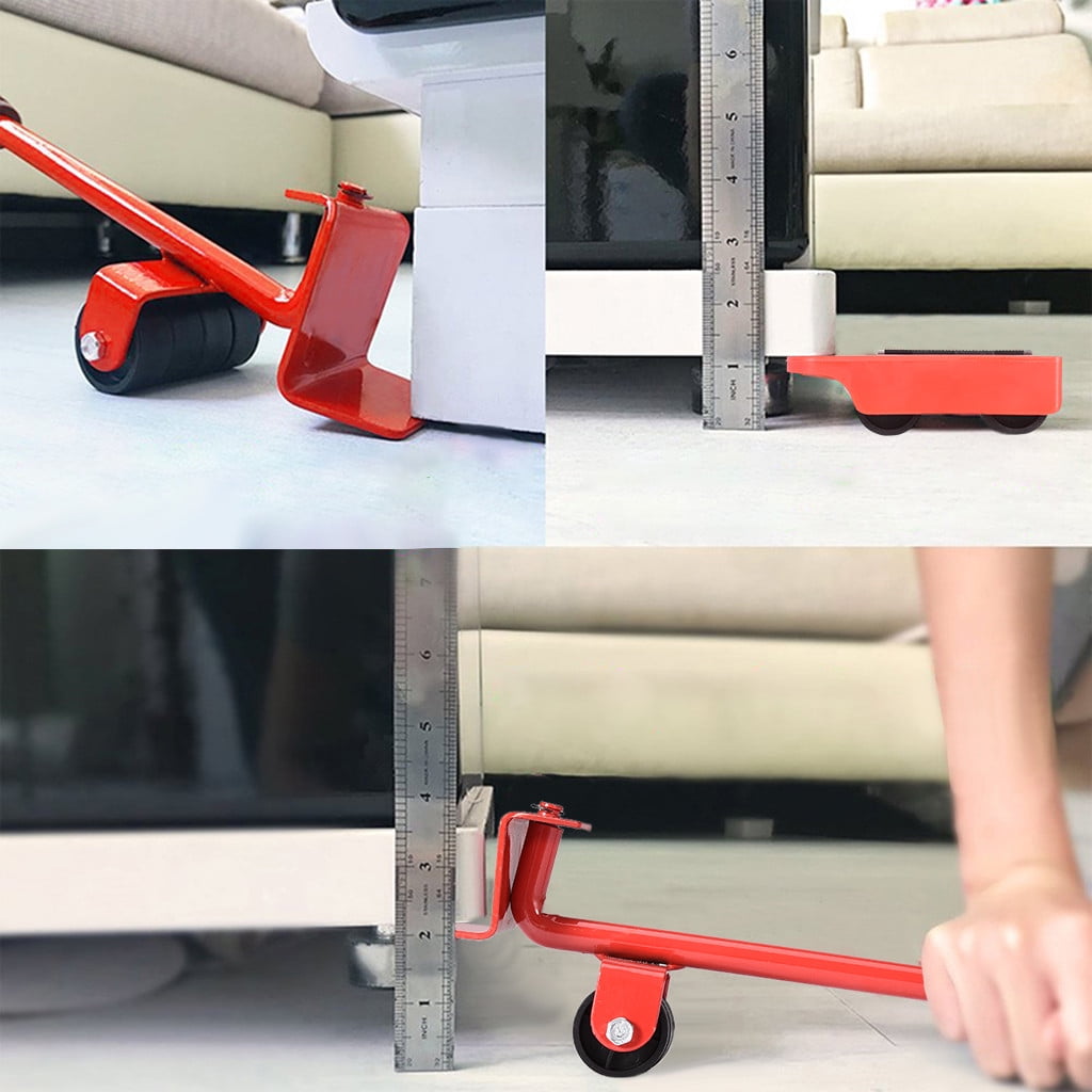 Reminder me Tool &4 Slide Glider Pad Sofa Easy Move Set Heavy Furniture Moving System Lifter 