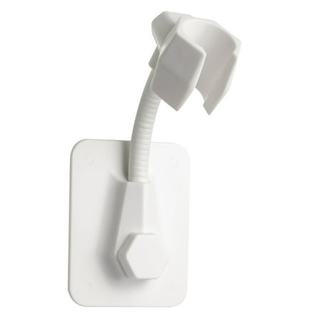 FELTECHELECTR Shower Holder Shower Nozzle Base Bracket White 2PCS