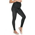 thumbnail image 2 of Women's Super Comfy Maternity Leggings LM48224 10119 BLACK/IVOR M, 2 of 2