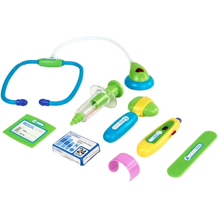 Kid Connection 8-Piece Doctor Play Set with Stethoscope, Multiple ...