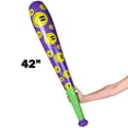 thumbnail image 2 of Inflatable Baseball Bats (Smiley Faces) 4 Pieces (Huge - 42 Inches), 2 of 4