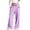 Purple, variant on biudgviw Boys Girls Sweatpants Kids Clothes Loose Wide Leg Trousers Elastic Waist Casual Workout Pants with Pockets(White,12-13 Years)