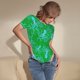 thumbnail image 3 of Balery Octopus1 Body de cuello redondo de manga corta para mujer Tops de manga corta Tops básicos-Medium, 3 of 7