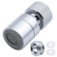 thumbnail image 1 of Accesorios para grifos, aireadores y rociadores de grifos y accesorios para grifos de cocina y baño giratorios de 360 grados, 1 of 5