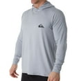 thumbnail image 1 of Men's Quiksilver EQYWR3167 Dredge Hooded Long Sleeve Rash Guard (Light Grey Heather 3XL), 1 of 2