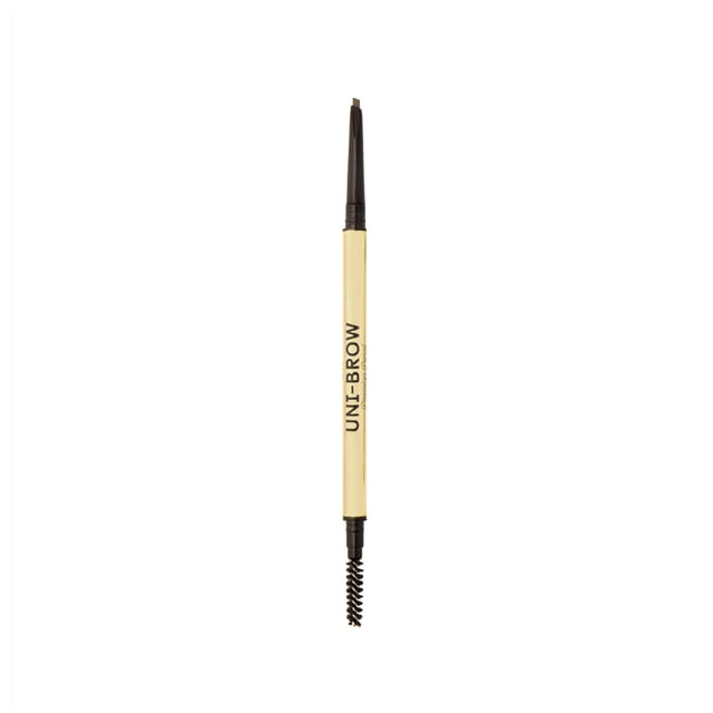 Lápiz de cejas Winky Lux Uni-Brow Precision, de doble punta con cepillo, resistente al agua y de larga duración, con micropunta, tono universal para cejas naturales (marrón, rubio, gris pardo)