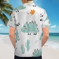 thumbnail image 6 of High Quality Hawaiian Shirts for Men Short Sleeve Aloha Beach Shirt Floral Summer Casual Button Down Shirts Blouses UU6LKM, 6 of 7