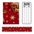 thumbnail image 6 of Ldtrchee Red Christmas Snowflake Table Runner 48 Inches, Yellow White Xmas Winter Snowflake Bed Runner Dresser Scarves Tabletop for Indoor Outdoor Parties/Ceremony/Banquet, 13" x 48", 6 of 8