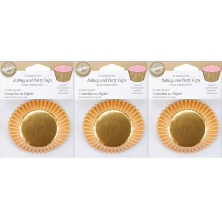 (3 pack) (3 Pack) Wilton Baking and Party Cups, 24 Ct