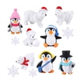 thumbnail image 3 of Figuras en miniatura pequeñas de resina, obra de arte, de pingüino, decoración del hogar, accesorios, esculturas de microanimales para jardín, Macarena Figuras en miniatura, 3 of 8