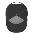 thumbnail image 6 of Flat Bill Trucker Hats for Women Men - Strawberry Red Adjustable Flat Baseball Cap Snapback Hats Dad Hats for Men, 6 of 7