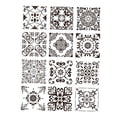 thumbnail image 1 of 12 Uds plantillas de dibujo de moda arte artesanal herramienta hecha a mano reutilizada plantilla de plantilla de Mandala de pintura para proyectos estilo A perfecl Plantillas de mandalas, 1 of 7