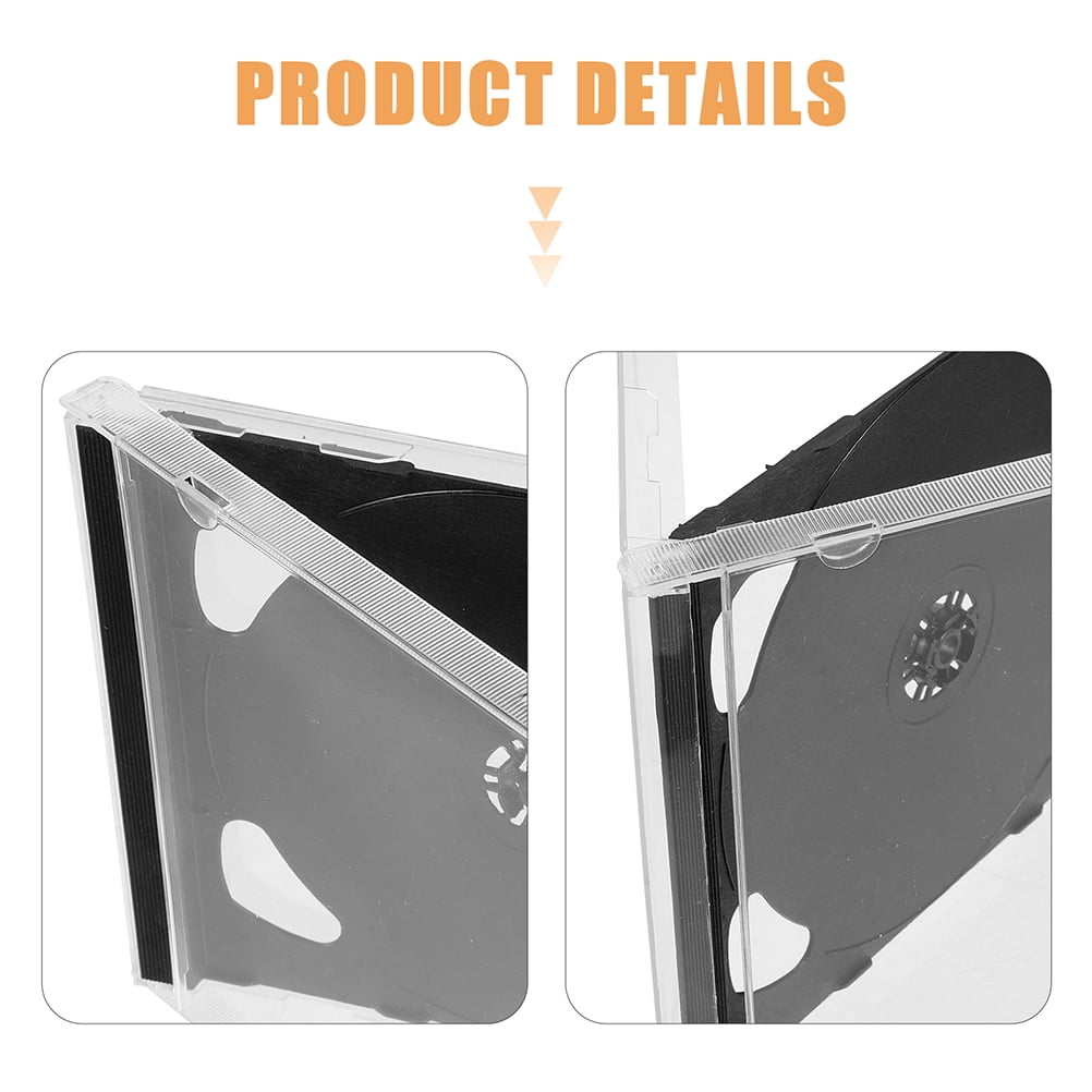 8Pcs DVD Cases DVD Storage Cases CD Cases Reusable CD Cases CD Storage Holders