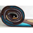 thumbnail image 3 of Premium Hand Carved Abstract Modern Rug Contemporary Colorful Thick Carpet Design 1062 (7'8"x10'8",Mocha), 3 of 7